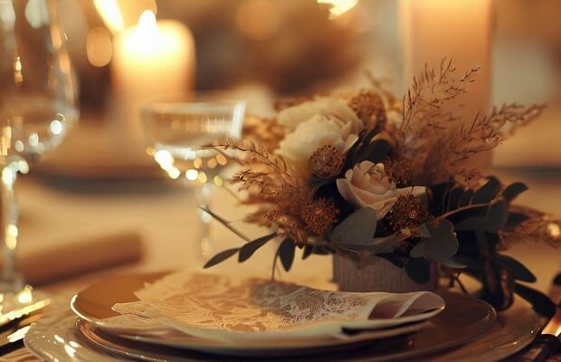 déco de table de communion