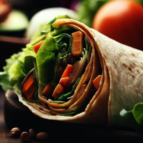 wrap végétarien