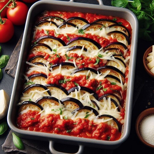 Aubergines Parmigiana