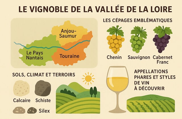le vignoble de la vallée de la Loire